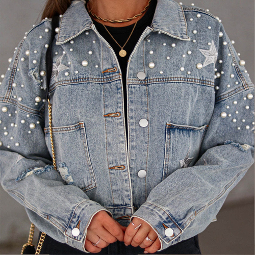 Drune | Moderne Jeansjacke für Damen für den Herbst