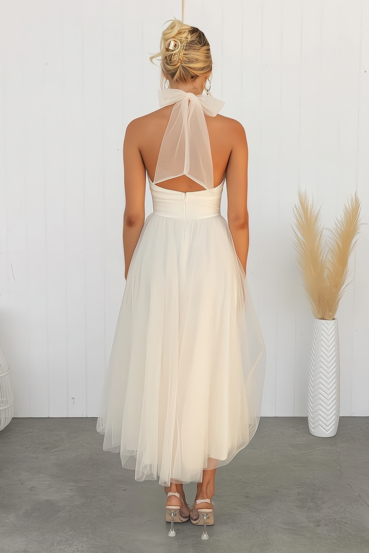 Drune | Stilvolles Ärmelloses Partykleid - Perfekt für einen Raffinierten Abendlook