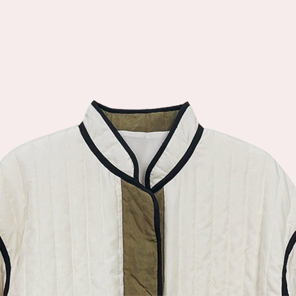 Drune | Elegante Texturierte Herbstjacke für Damen