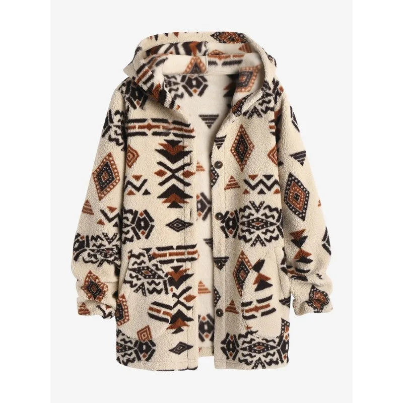 Drune | Damen Stehkragenjacke - Mit Knöpfen