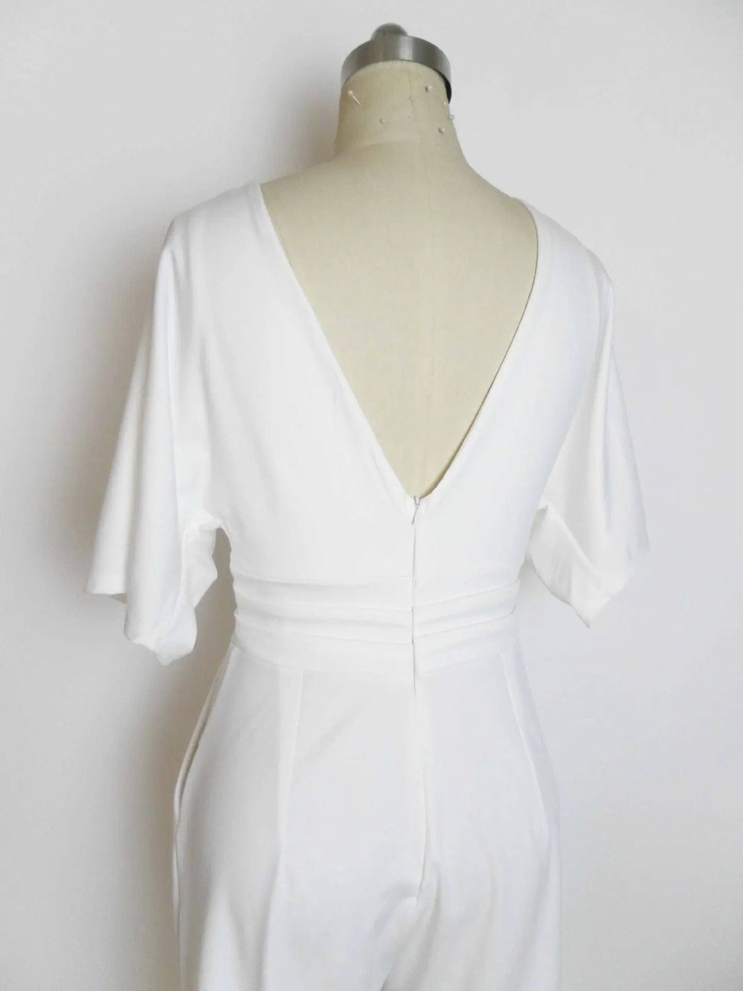 Eleganter V-Ausschnitt Jumpsuit