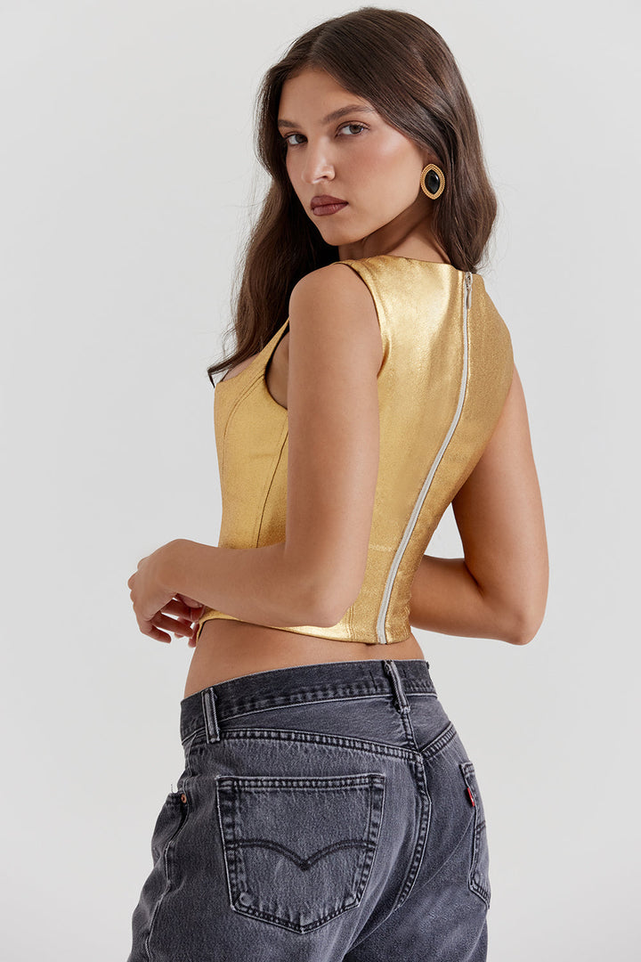 Drune | Gold Korsett