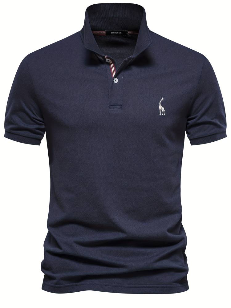 Drune | Poloshirt Aus Reiner Baumwolle für Einen Sportlich-Lässigen Look