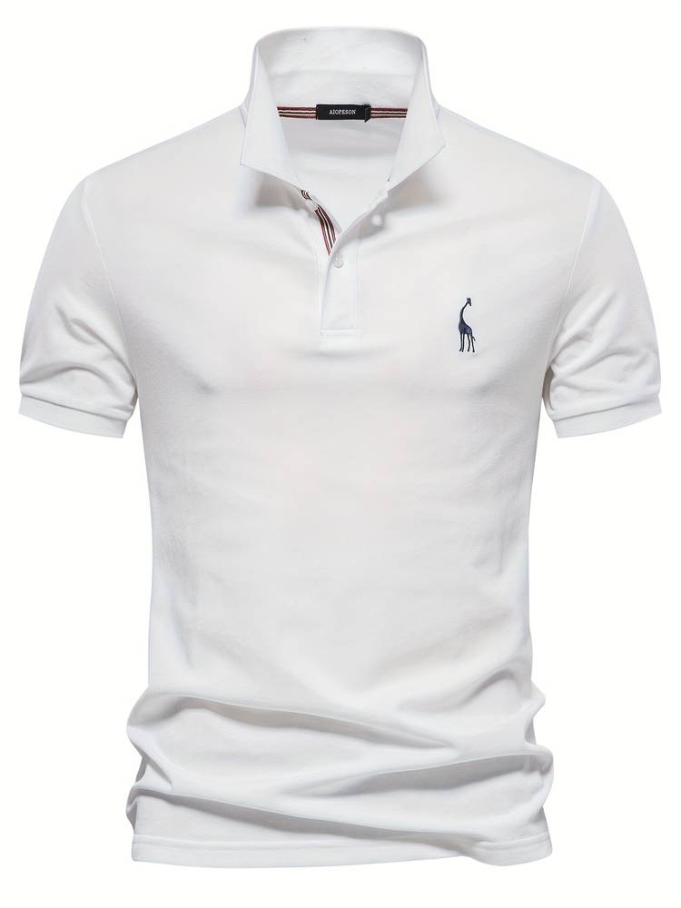 Drune | Poloshirt Aus Reiner Baumwolle für Einen Sportlich-Lässigen Look