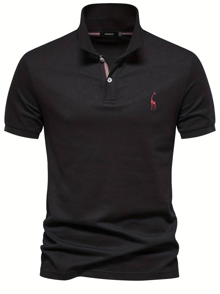 Drune | Poloshirt Aus Reiner Baumwolle für Einen Sportlich-Lässigen Look