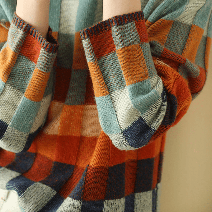 Drune | Couture-Patchwork-Rollkragenpullover