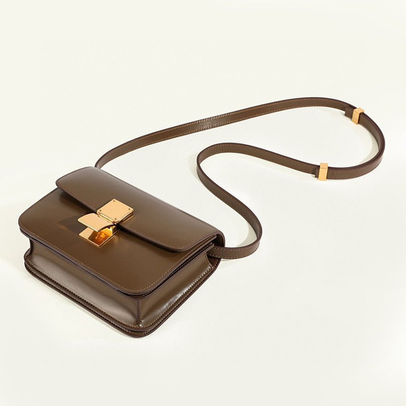 Drune | Klassische Schultertasche mit Klappe