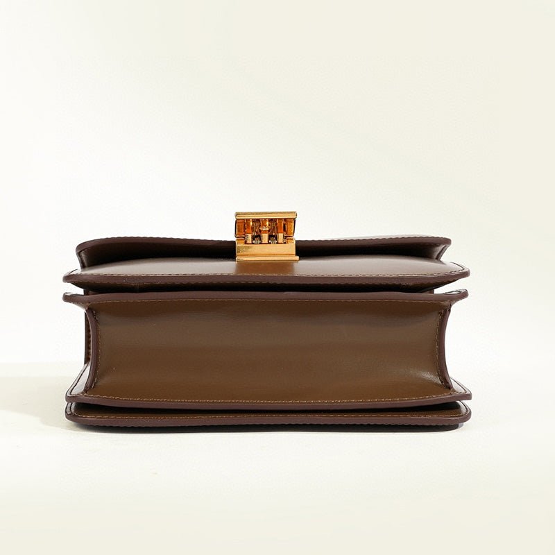 Drune | Klassische Schultertasche mit Klappe