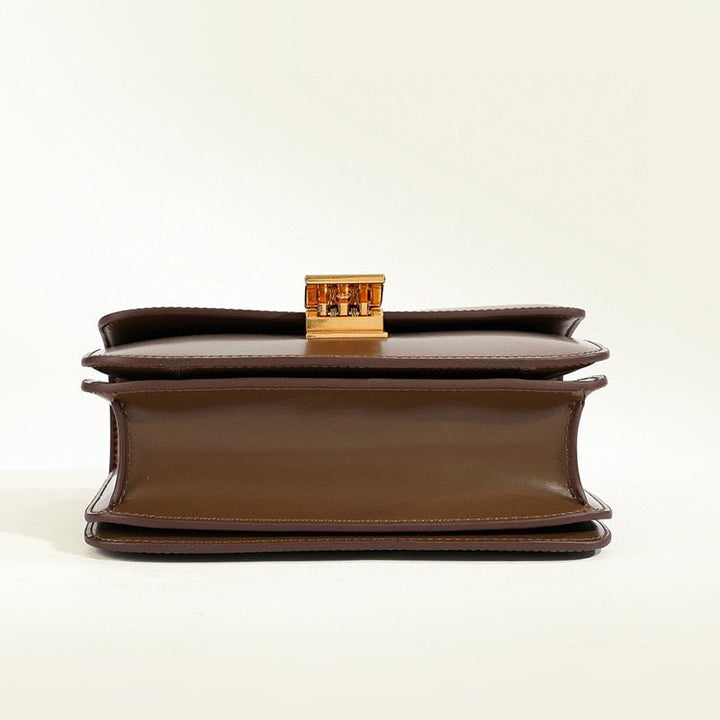 Drune | Klassische Schultertasche mit Klappe