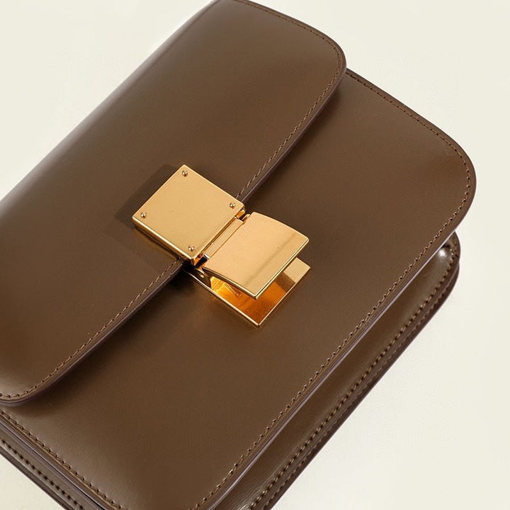 Drune | Klassische Schultertasche mit Klappe