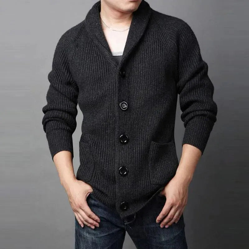 Drune | Sie Mich Warm Herren Strickjacke