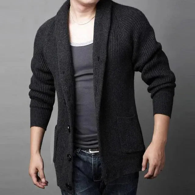 Drune | Sie Mich Warm Herren Strickjacke