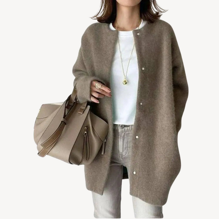 Drune | Button-Down Wollcardigan für Damen