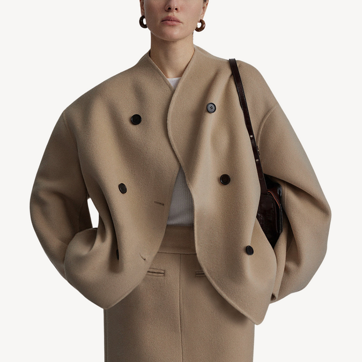 Drune | Damen Doppelreiher Wollmantel