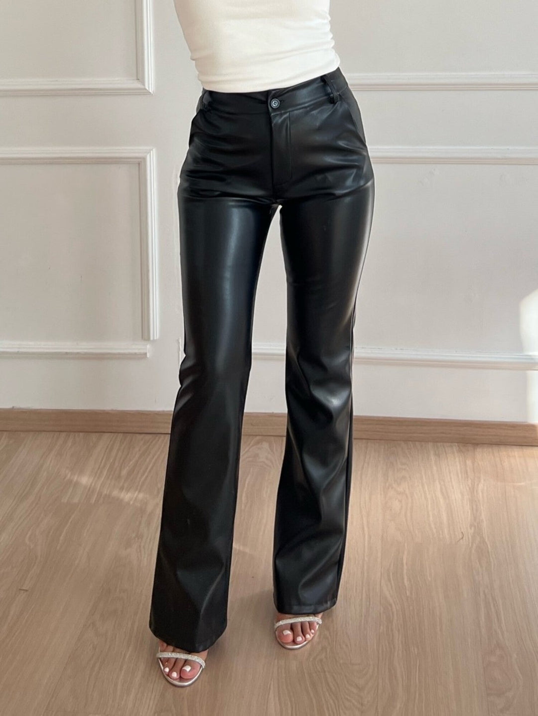 Drune | hose mit ausgestelltem Bein für Damen Retro Mode