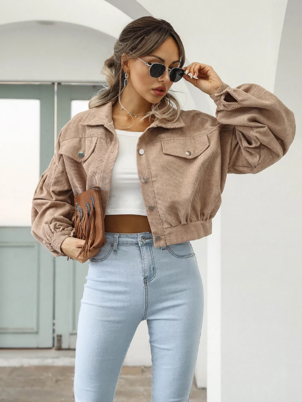 Drune | Cropped Bomberjacke - Lässig & Stilvoll