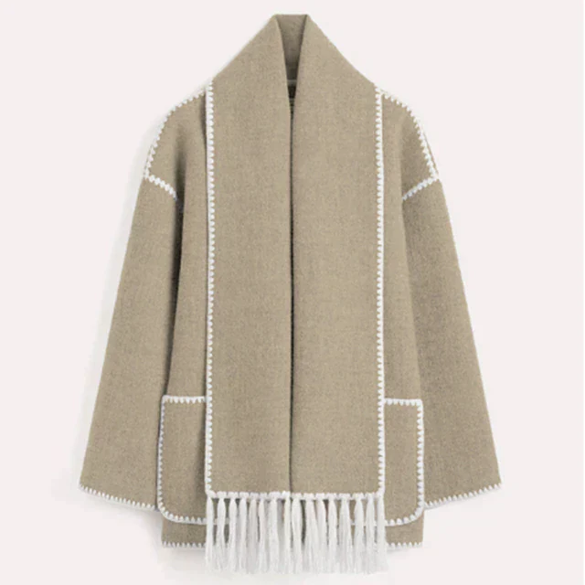 Drune | Schicker Wintermantel mit Kordelzug