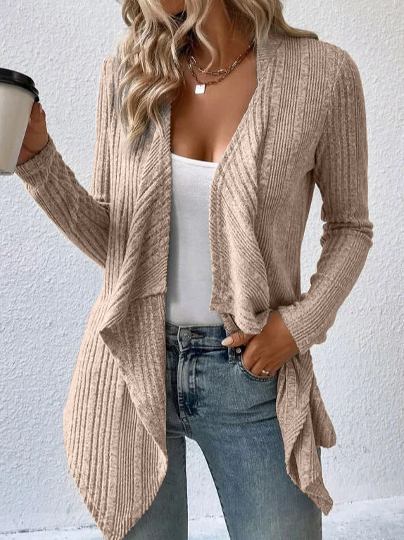 Drune | lässige offene Strickjacke