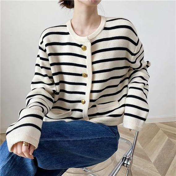 Drune | Gestreiftes Jackett Glamourös & Trendy