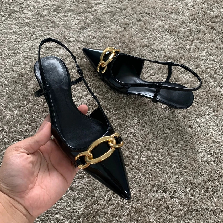 Drune | Damen Kitten Heels Beige