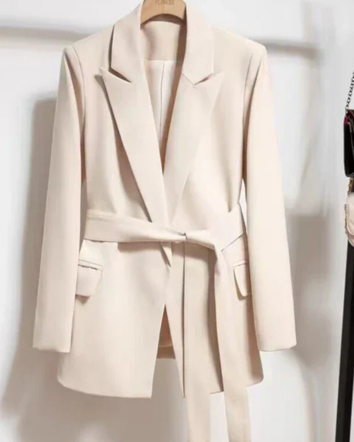Drune | Damen Klassisch Trenchcoat Schwarz Jacke