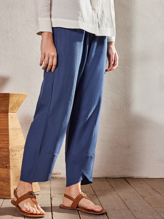 Drune | Bequeme Weite Leinenhose für Damen