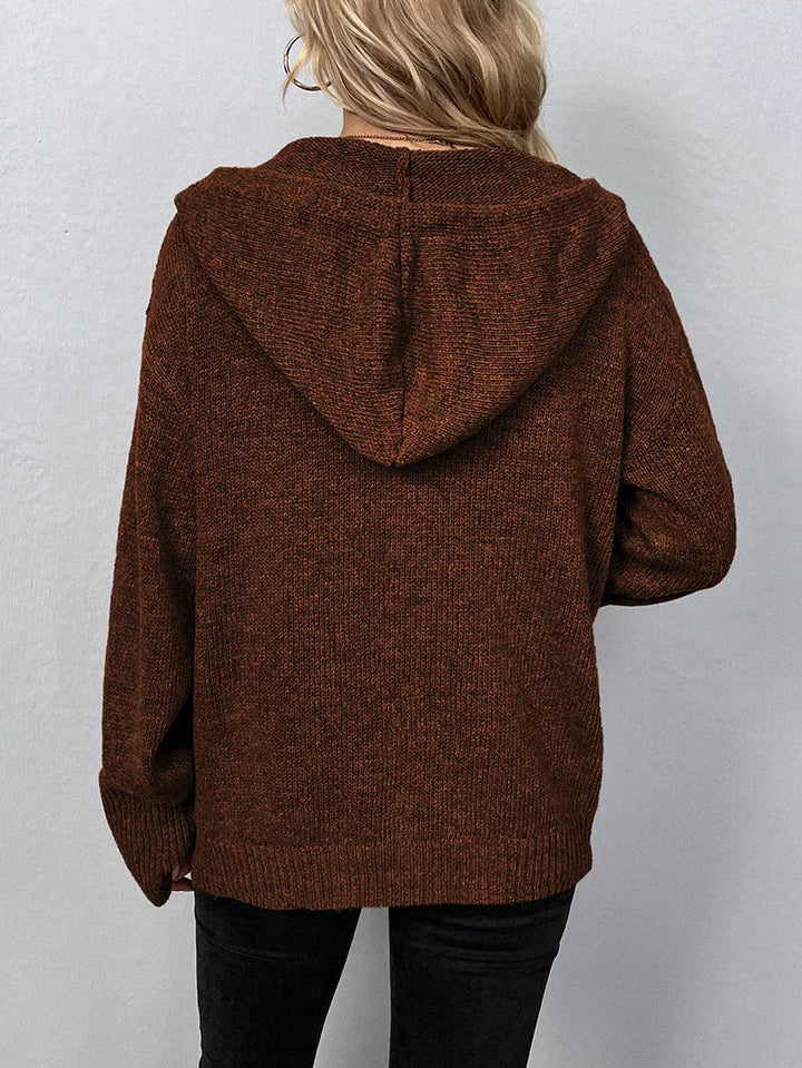 Drune | Strickcardigan mit Kapuze