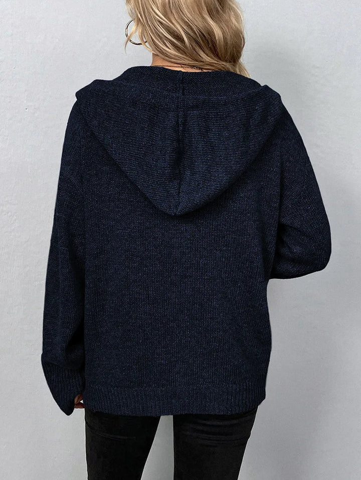 Drune | Strickcardigan mit Kapuze