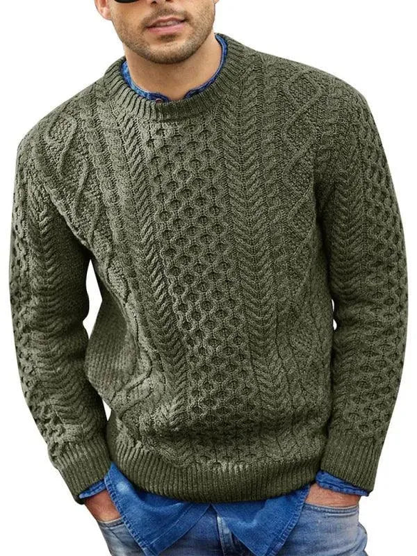 Drune | Hals Kabel Männer Pullover Pullover