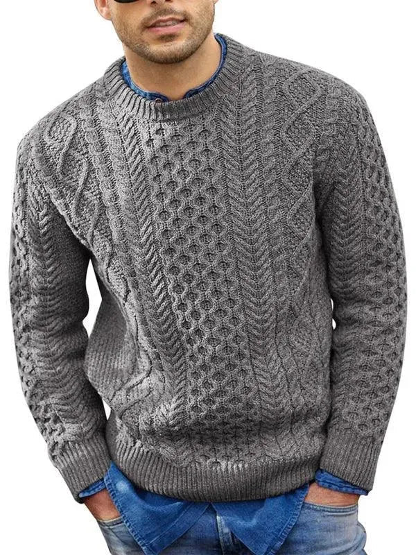 Drune | Hals Kabel Männer Pullover Pullover