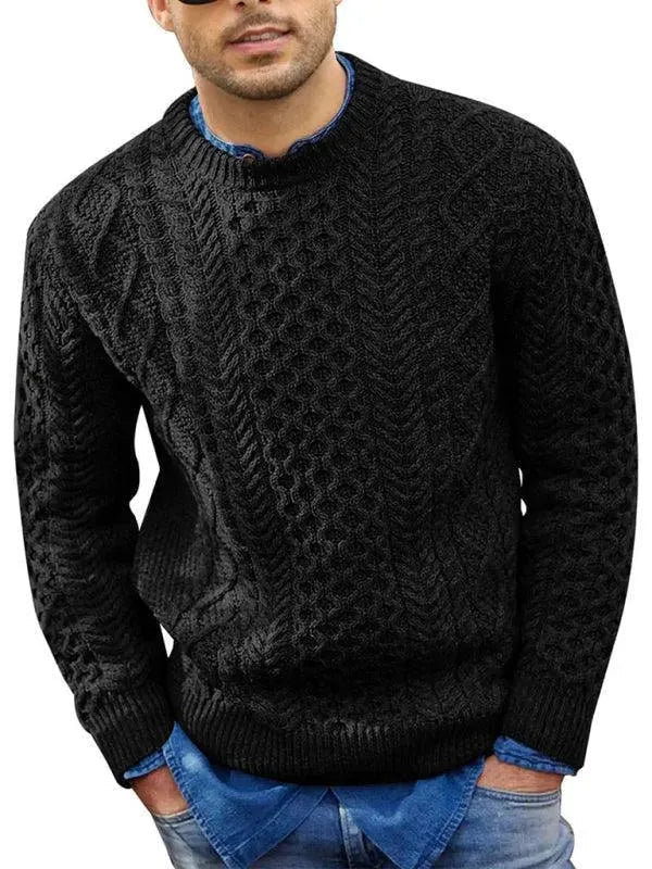 Drune | Hals Kabel Männer Pullover Pullover