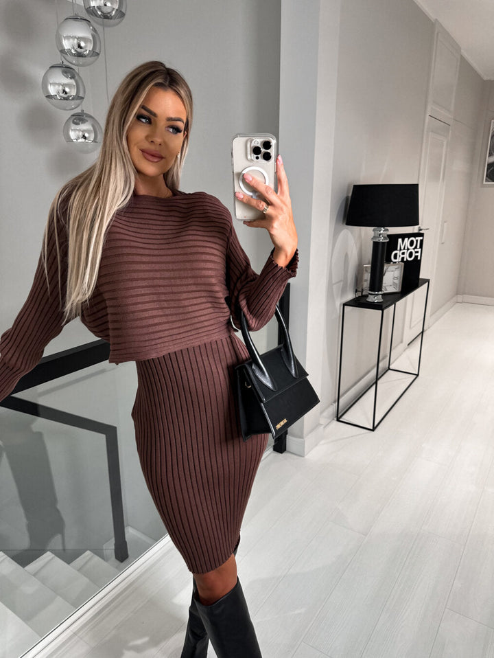 Drune | Ärmelloses Kleid mit Passendem Pullover