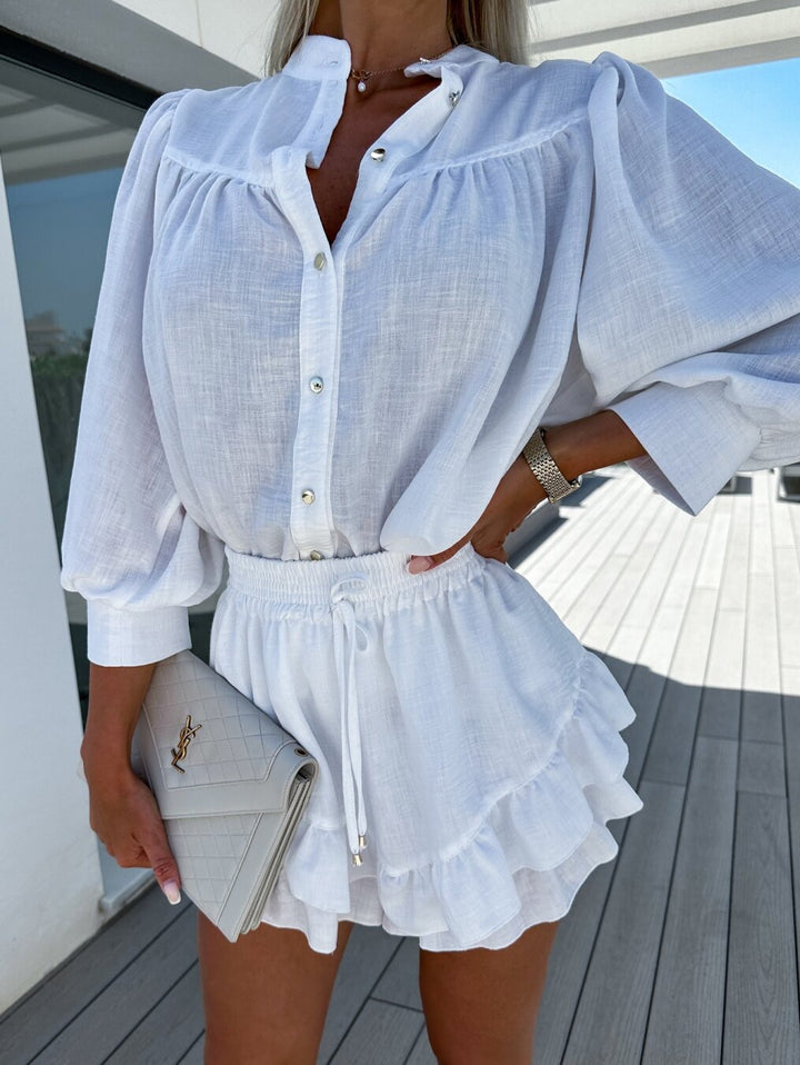 Drune | Baumwoll Zweiteilig Set für Damen | Bequem und stilvolles Outfit
