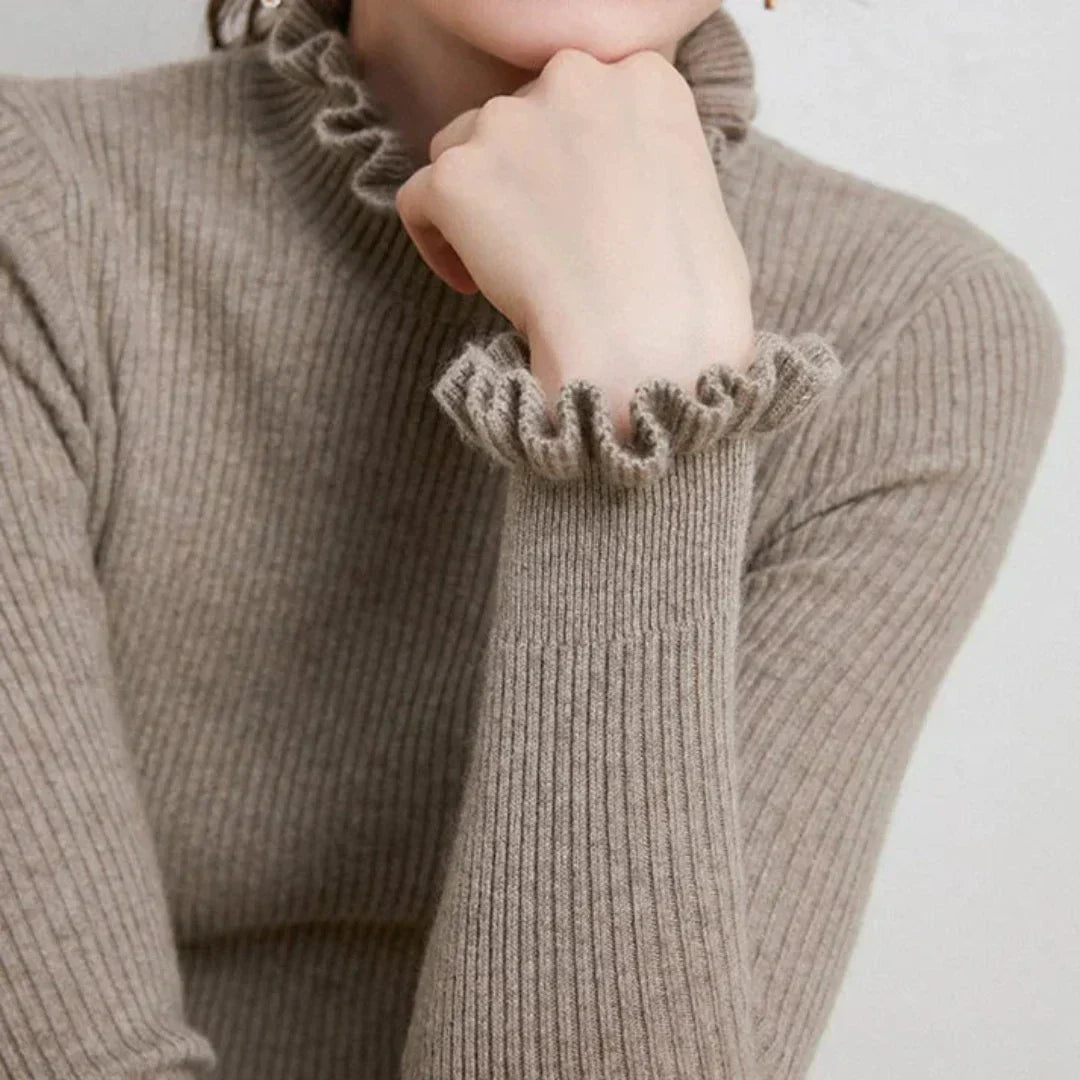Drune | Pullover aus Strick für Frauen mit Kragen