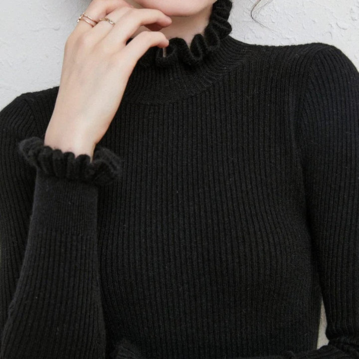 Drune | Pullover aus Strick für Frauen mit Kragen