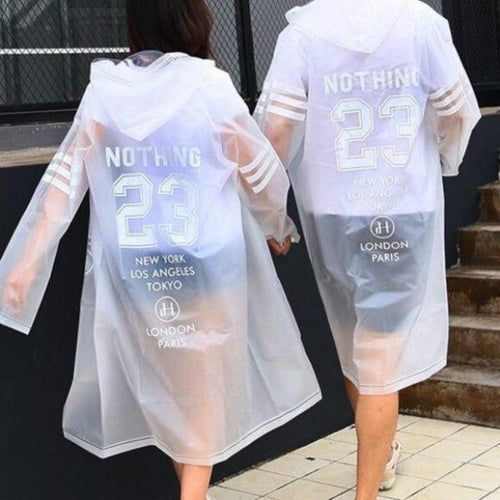 Drune | Damen-Regenjacke mit Aufschrift