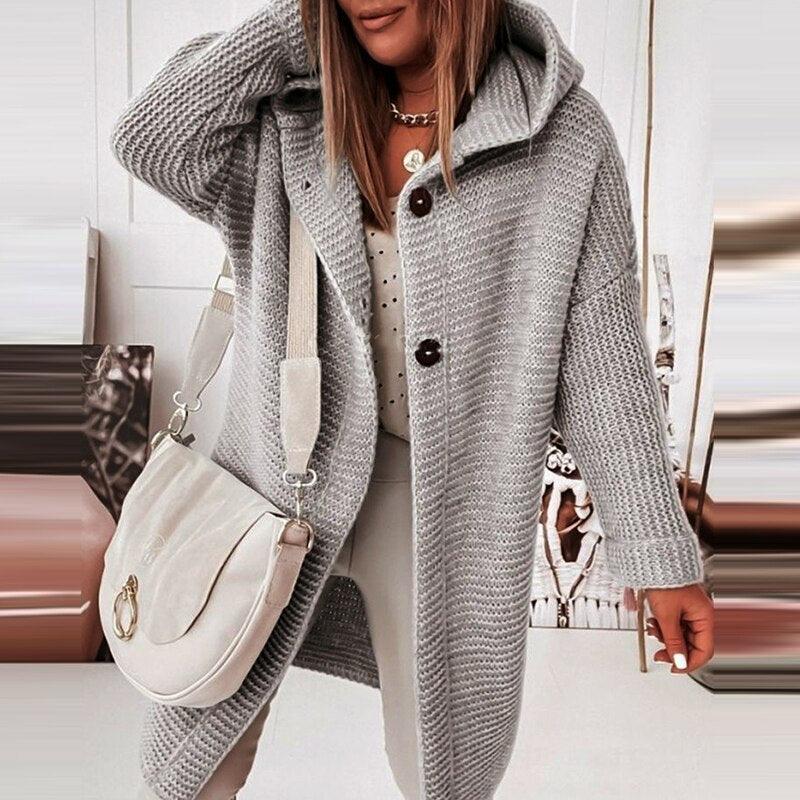 Drune | Lässige und Bequeme Winter Strickjacke
