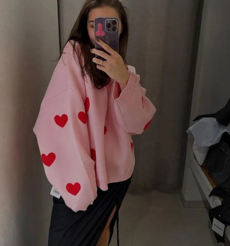 Drune | Modischer Strickpullover in Übergröße