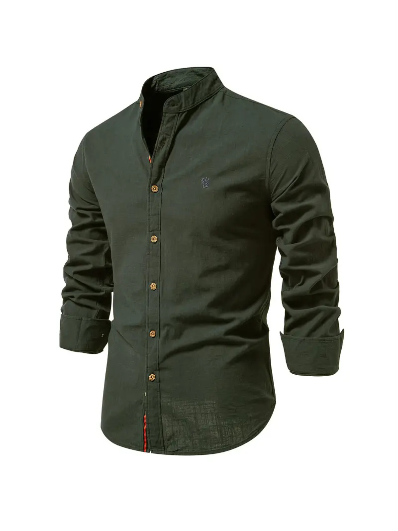Drune | Herren Slim-fit Hemd Langarm