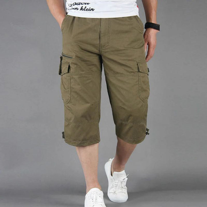 Drune | Lange Cargo Shorts Für Herren