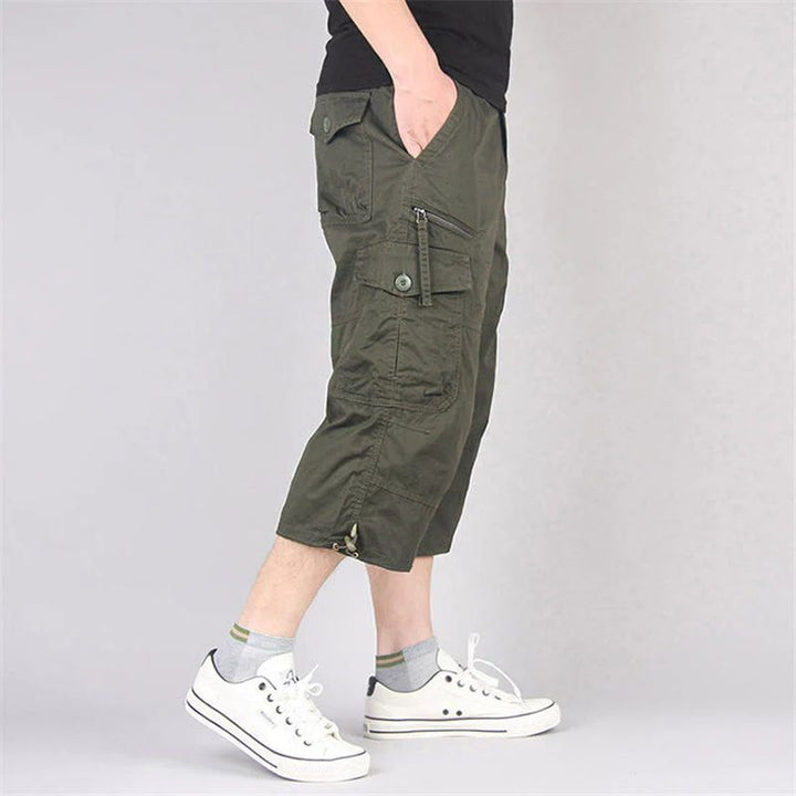 Drune | Lange Cargo Shorts Für Herren
