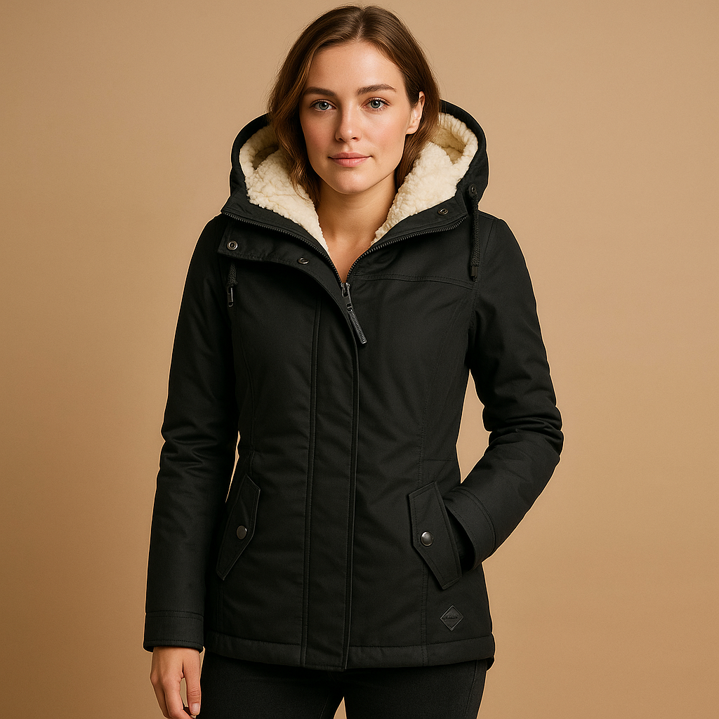 Drune | Stilvolle Damen ParkA-Winterjacke mit Kapuze