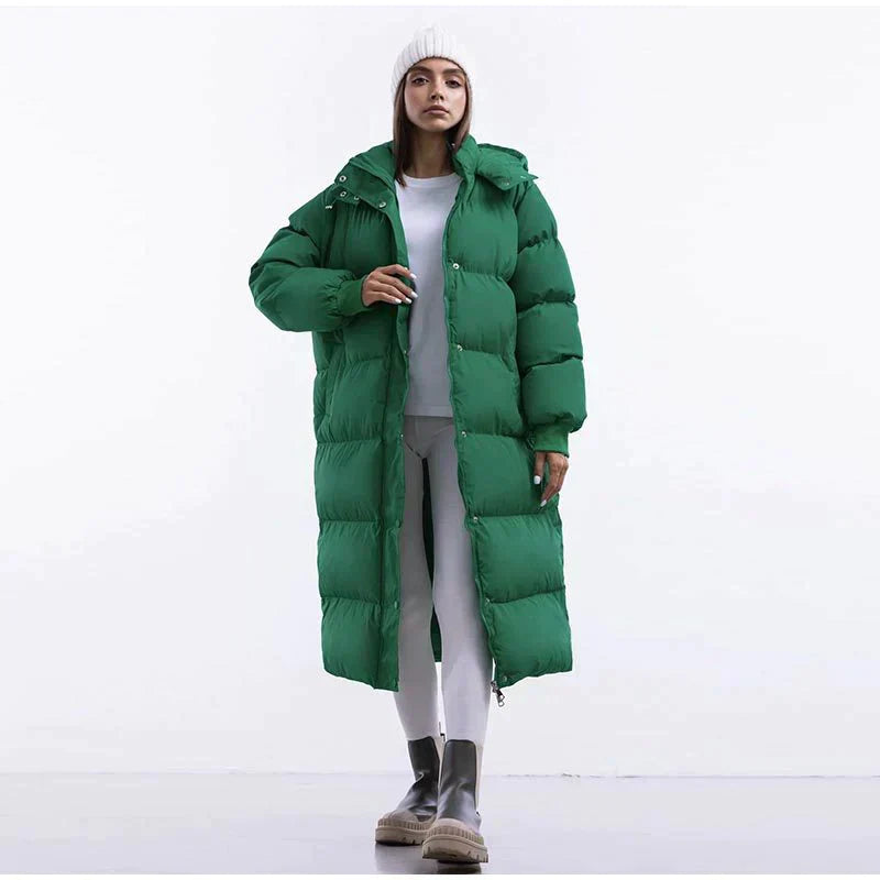 Drune | Lange gepolsterte Winterjacke für Frauen