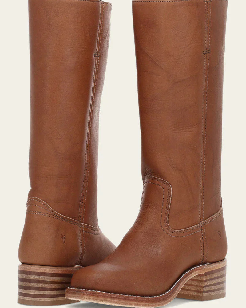 Drune | Damen Lange Stiefel Schwarz