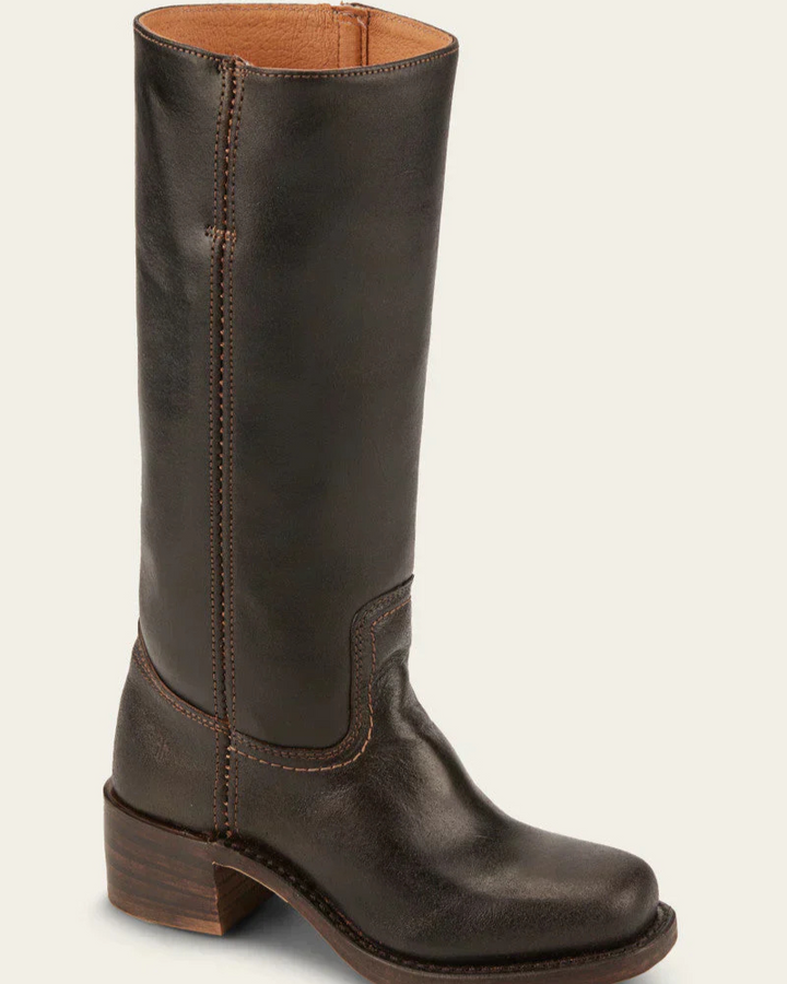 Drune | Damen Lange Stiefel Schwarz