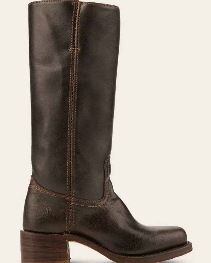 Drune | Damen Lange Stiefel Schwarz