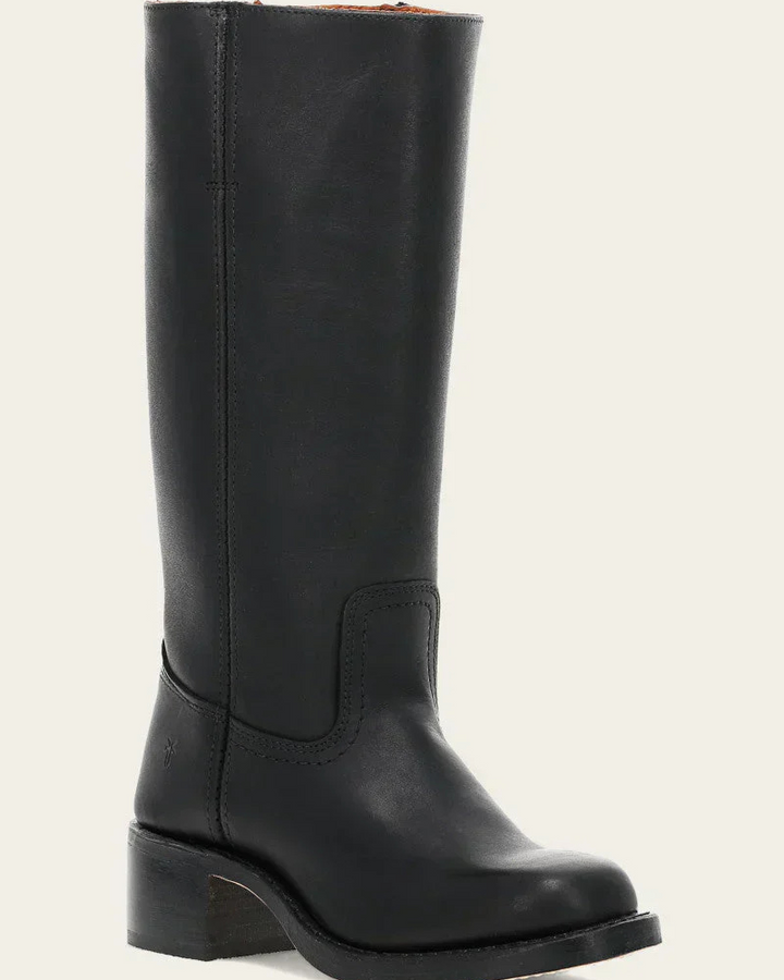 Drune | Damen Lange Stiefel Schwarz