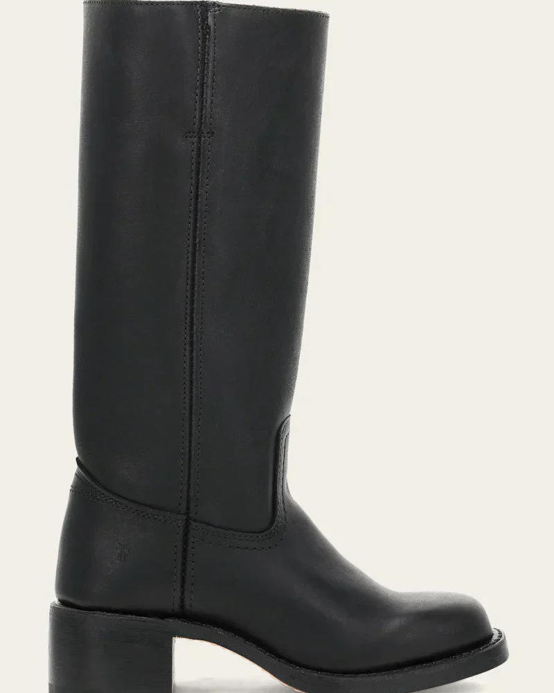 Drune | Damen Lange Stiefel Schwarz