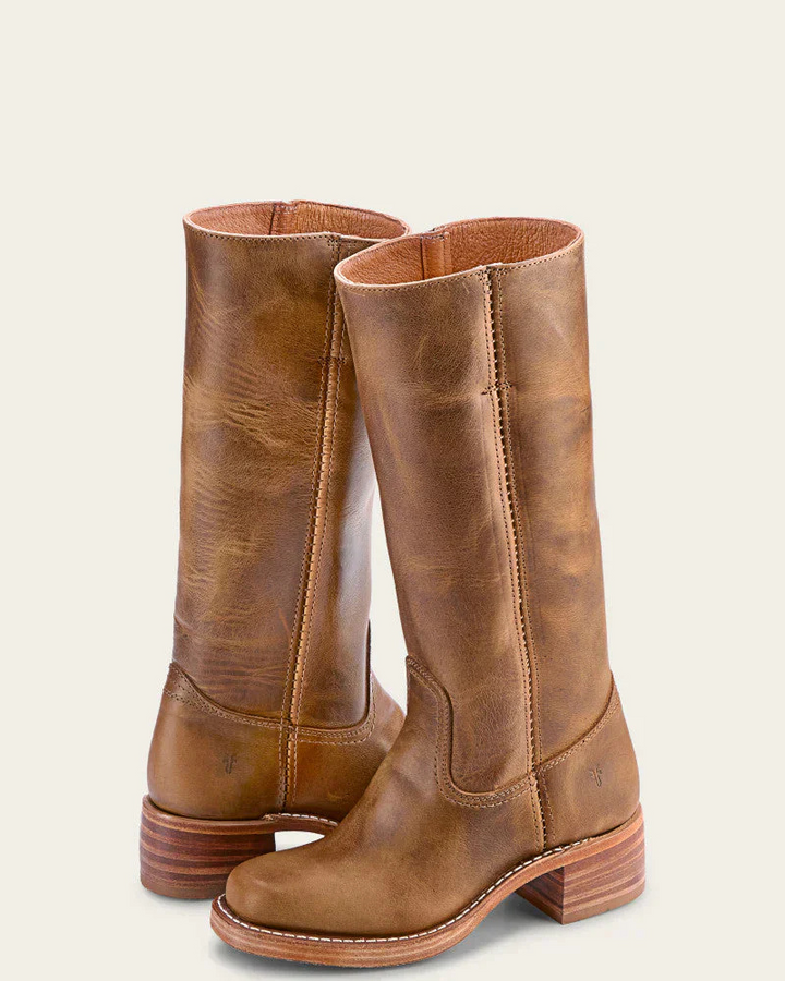 Drune | Damen Lange Stiefel Schwarz