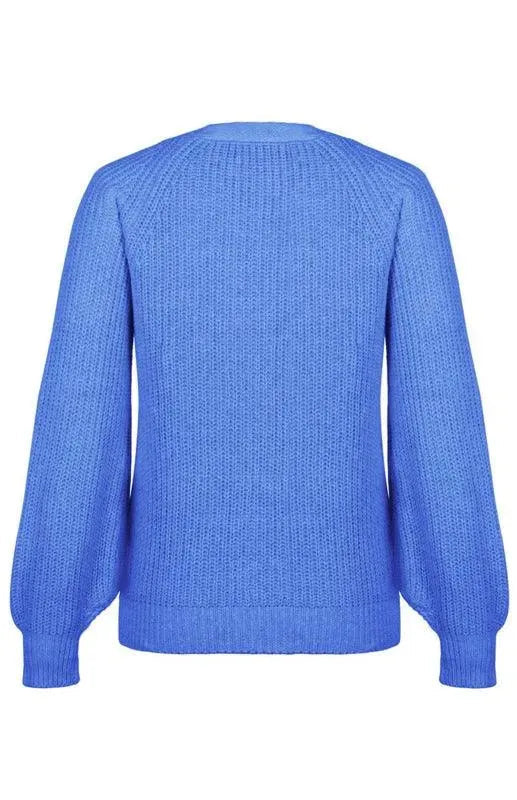 Drune | Knopf Frauen Strickjacke Pullover